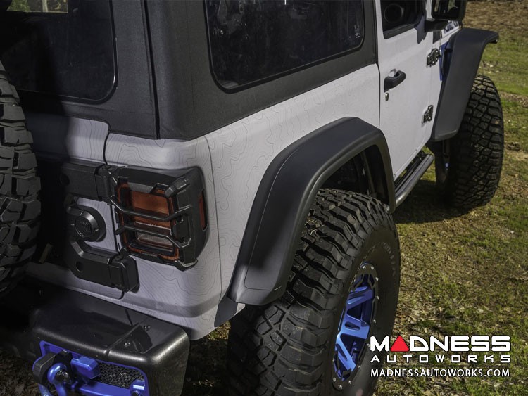 Jeep Wrangler JL Fender Flare Set by Rugged Ridge Max Terrain